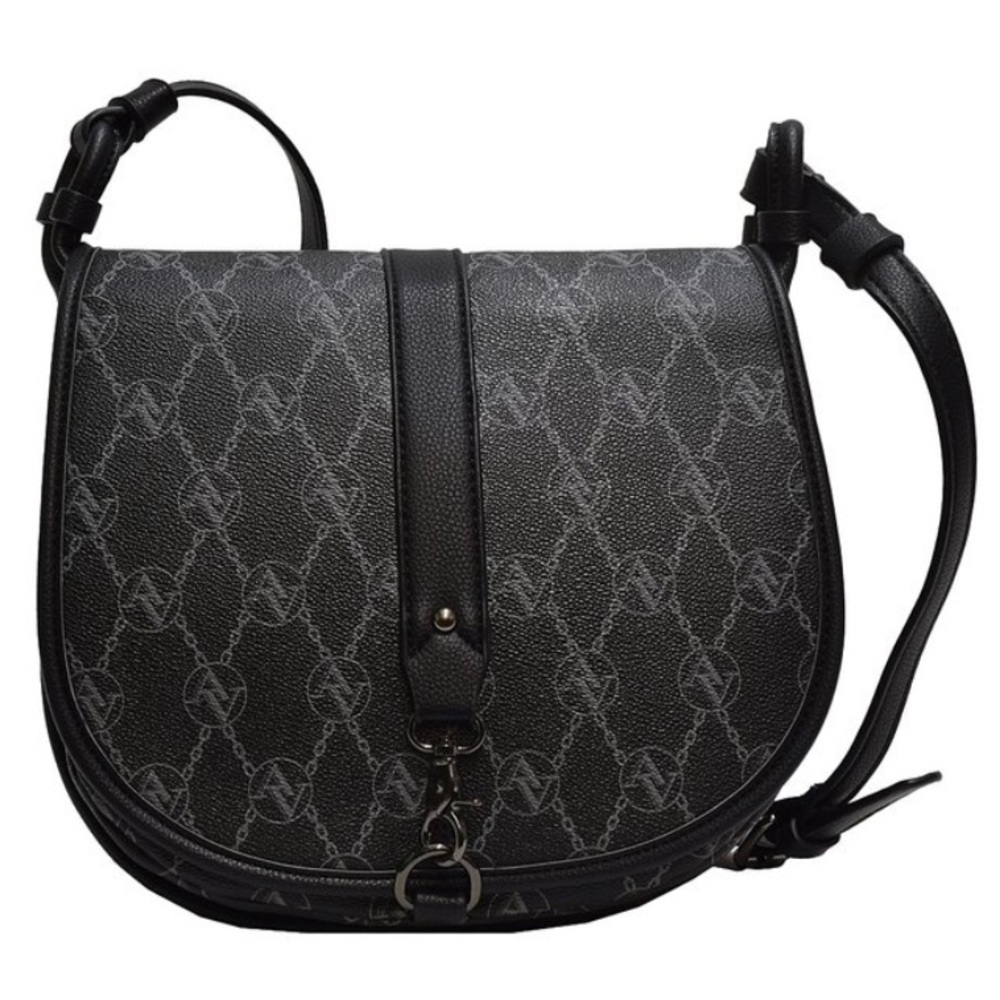 Black Signature Collection Crossbody Handbag